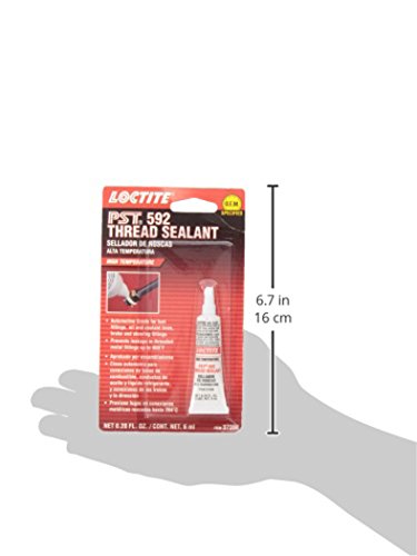 Loctite PST 592 Thread Sealant for Automotive: Low-Pressure, High-Viscosity, Anaerobic, Prevents Galling | Opaque, Off-White, 6