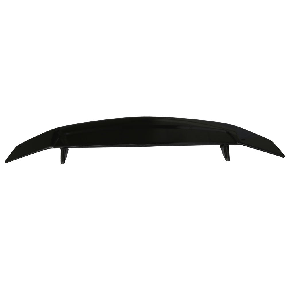 Trunk Spoiler Compatible with Universal Cars, IKON Style Glossy Black ABS Spoiler Wing BodyKit with 3rd Brake Light by IKON MOTO