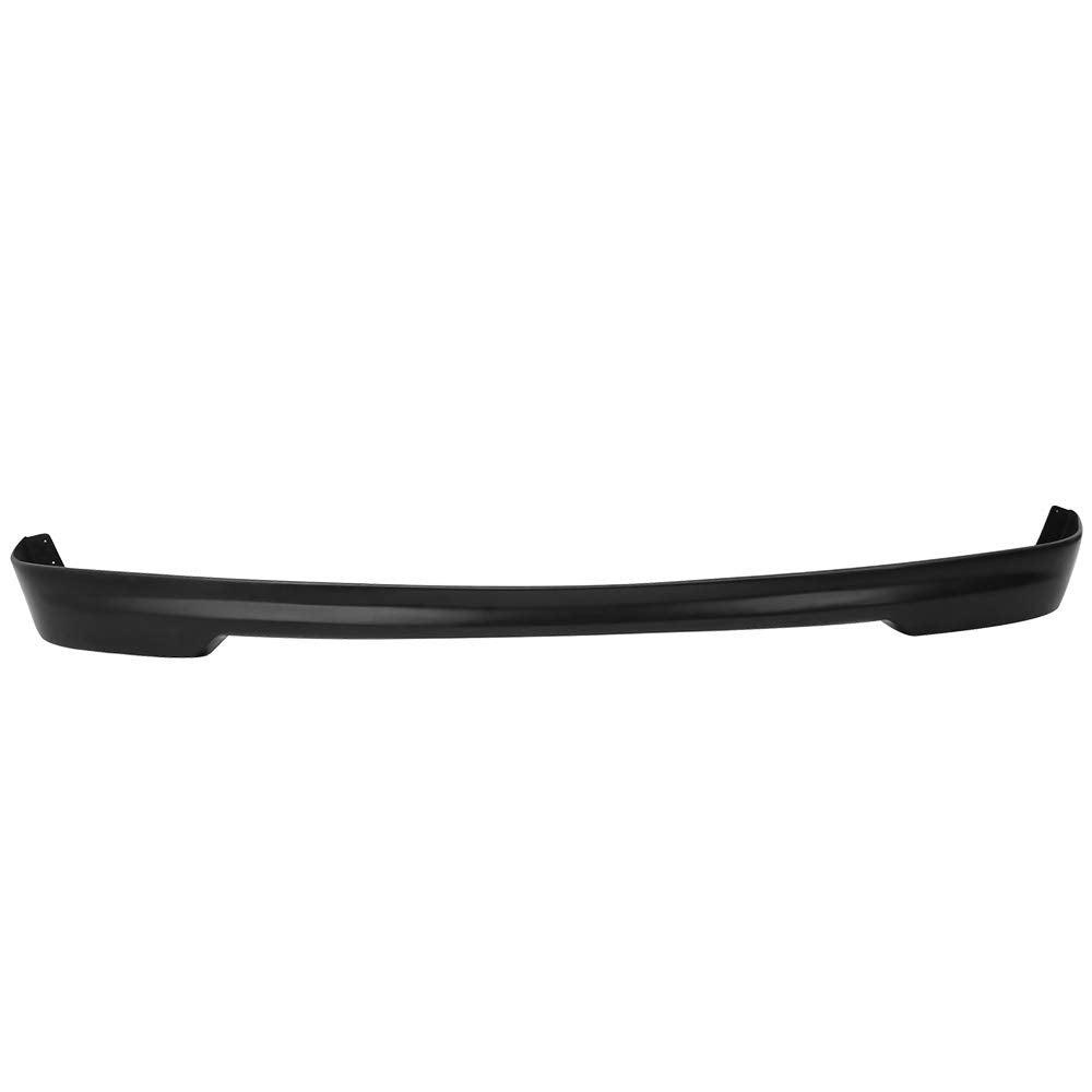 IKON MOTORSPORTS Rear Bumper Lip for 1996-2000 Honda Civic Hatchback, Polyurethane, Unpainted Black, T-R Style