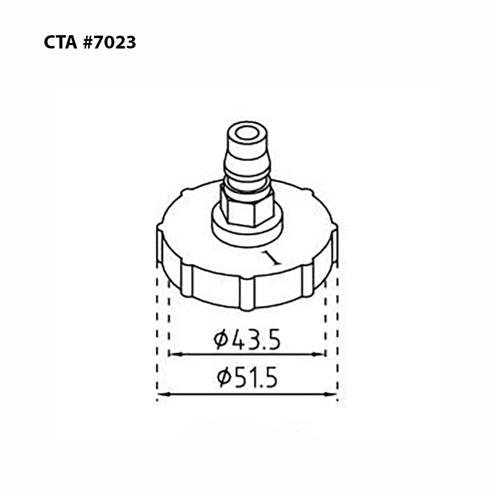 Cta Tools 7023 Master Cylinder Adapter