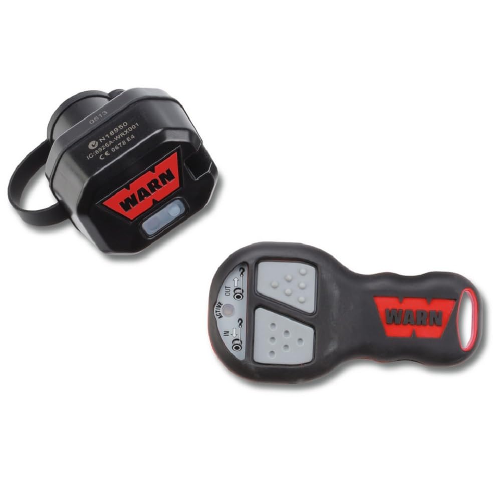 WARN 90287 Winch Component Accessory: Wireless Remote Control System for Truck and SUV Winches with 5 Wire Electrical System