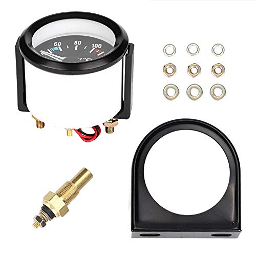 Electrical Water Temperature Gauge, 2" Led Digital Water Coolant Temperature Gauge