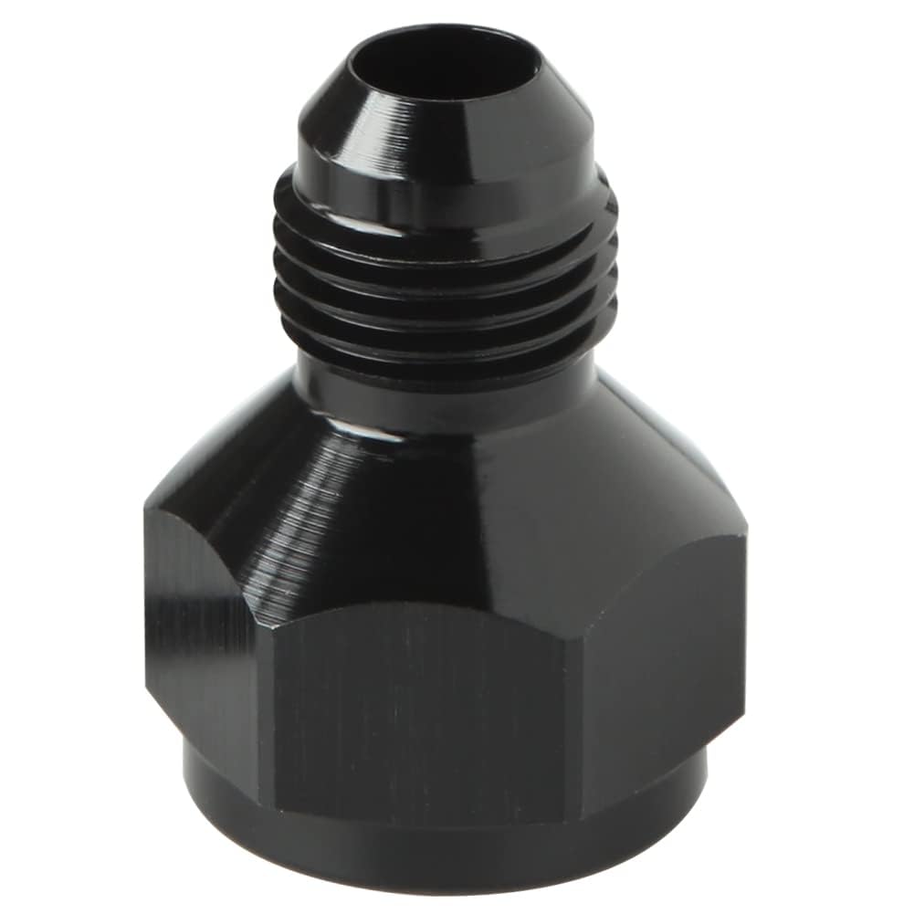 Podavelle 10An Female To 8An Male Flare Reducer Fitting Adapter Aluminum Black