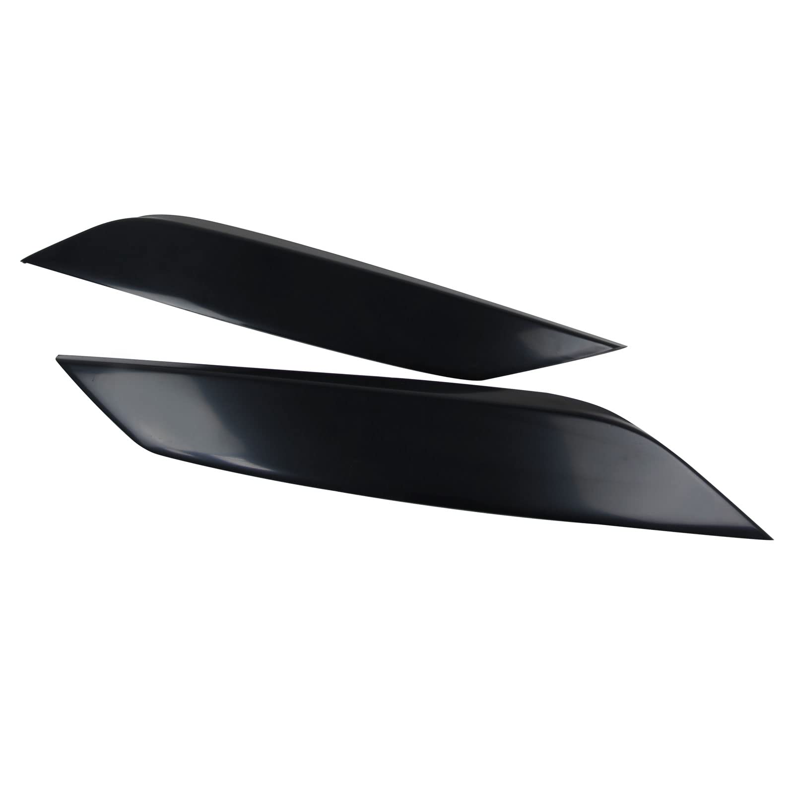 IKON MOTORSPORTS ABS Headlight Eyelids for 2003-2009 350Z, Unpainted, Model 9-EY-0106, Eyebrows Cover