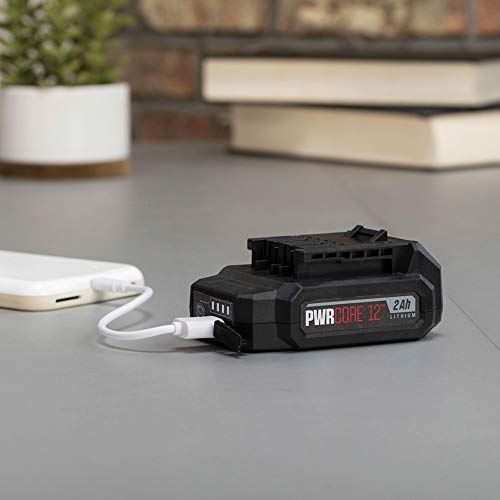 Skil Pwrcore 12 2.0Ah Lithium Battery With Pwrassist Mobile Charging - By500101