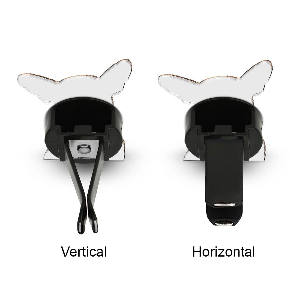 WIRESTER Fresh Scented Car Air Freshener Vent Clip, Decorative Accessories, Interior Decoration for Cars - Cute Fawn Chihuahua D