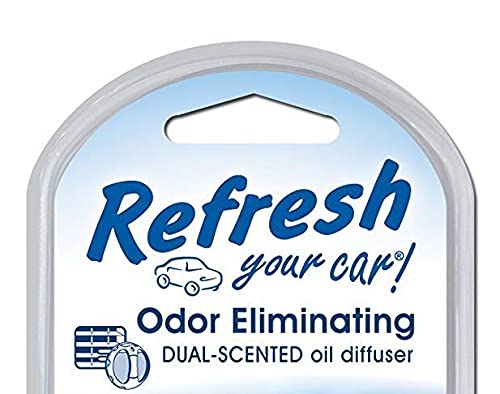 Refresh Your Car! E300865304 Dual Scent Diffuser, New Car/Cool Breeze