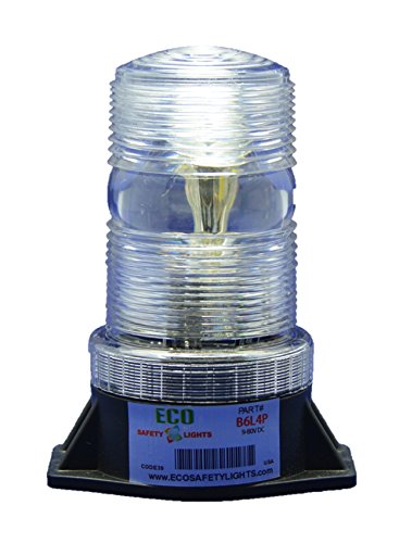 B6L4PAC 85-265V AC LED EMERGENCY WARNING SAFETY LIGHT BEACON STROBE EFFECT 110V 120V 220V 240V (YELLOW)