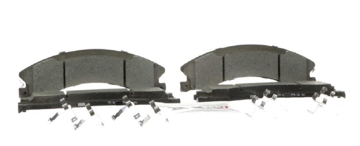 BOSCH BE1565AH Blue Ceramic Disc Brake Pad Set With Hardware - Compatible With Select Nissan NV1500, NV2500, NV3500, Titan XD; R