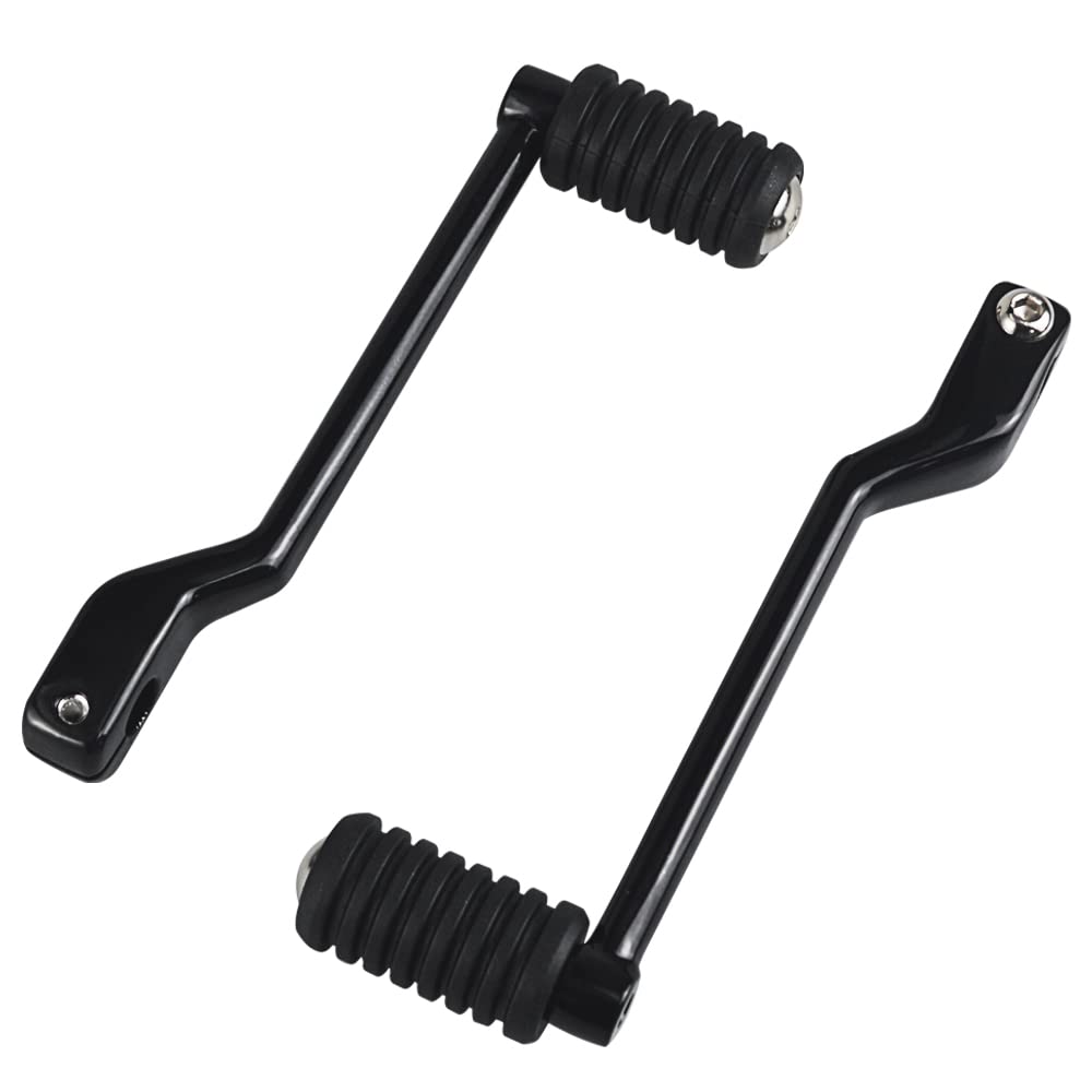 WOWTK Front and Rear Levers w/Shifter Pegs,Heel/Toe Shift Pegs for Harley 1986-2017 FL Softail, 1988-later Touring Road King Roa