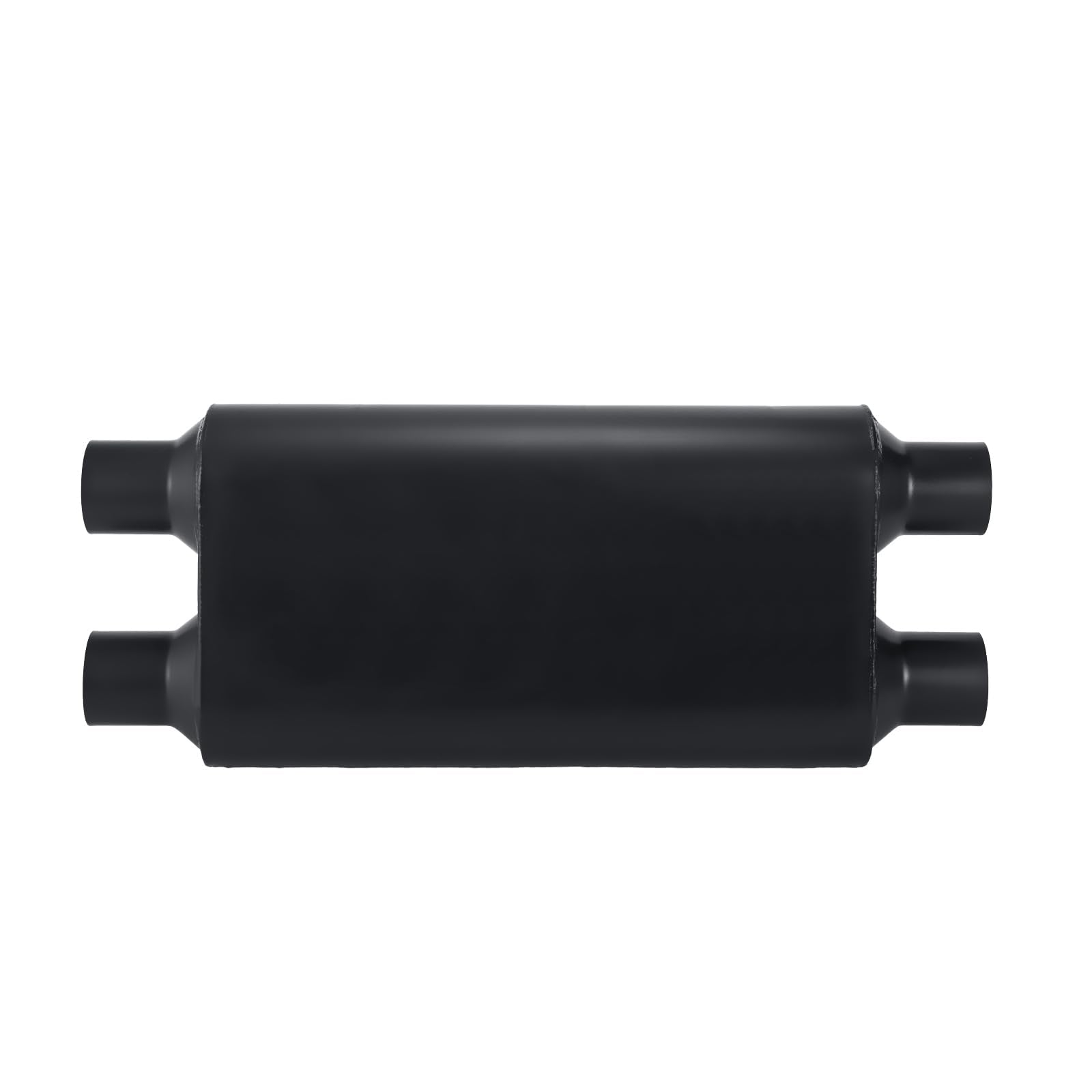 TECTRUC 2.5in Muffler Chamber 80Series 2.5'' Universal Mufflers,Performance Race Exhaust Muffler 2.5 in,Aggressive Sound,Black(2