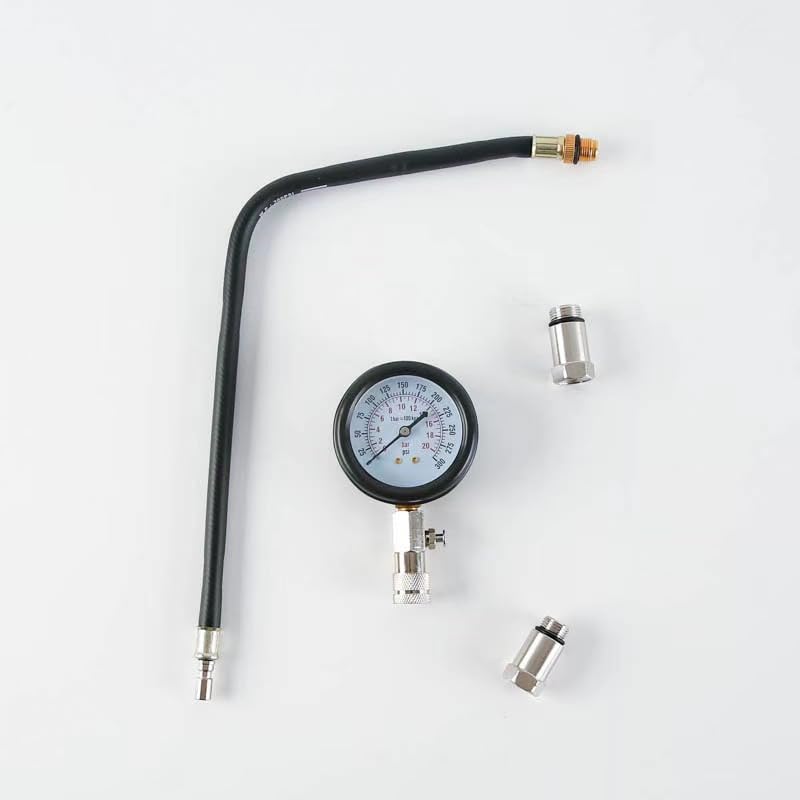 Cylinder Pressure Detection Tool - Dual-Purpose Cylinder Pressure Gauge For Automobile And Motorcycle (Blue)