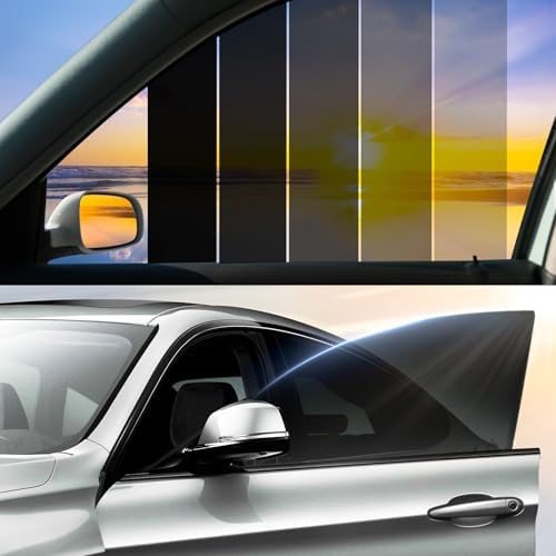 Vepagoo Nano Ceramic Car Window Tint Film 5% VLT- 24'' in 100Ft Privacy Window Tint, Blocks UV/IR Rays, Heat & Glare - Scratch R