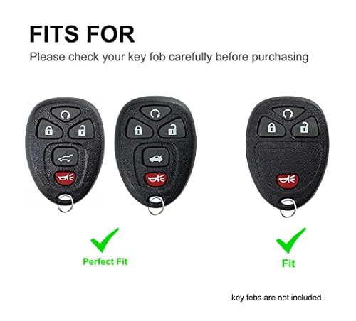 chyoekey Key Fob Cover Case for GMC Vehicles, TPU Material, Pink, Model chyoekey038TPU