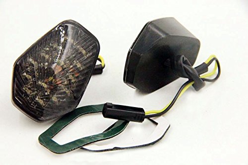 Httmt Mt224-009-Sk Smoke Led Turn Signal Lights Compatible With Suzuki Gsxr 600 750 1000 2001-2004