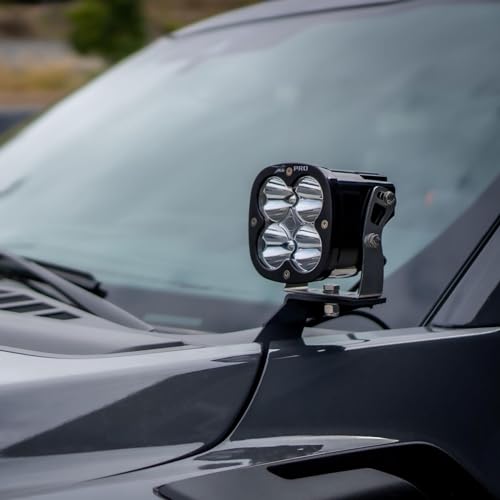 Baja Designs Squadron Pro Led A-Pillar Light Kit For Ford F-150 Raptor 2021+ Truck (Driving/Combo; Clear)