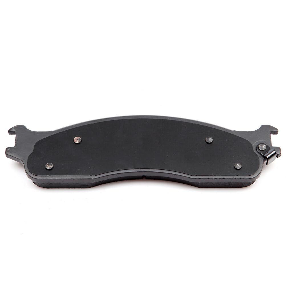 Eccpp D965-7864 4Pcs Front Semi Metallic Disc Brake Pad Set - Fit For Dodge Ram 1500 2006-2008, 2500 2003-2008, 3500 2003-2008