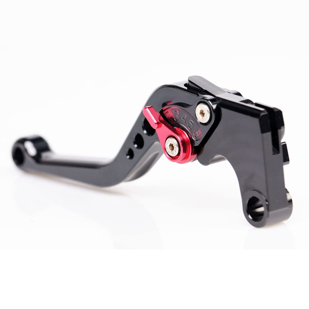 RIDE IT FOREVER Short Brake Clutch Levers, Aluminum, Black, CBR500R/CB500F/X 2013-2021, GROM 2014-2024,