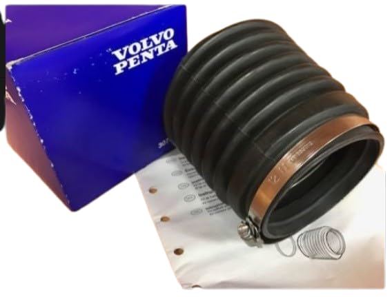 Volvo Penta Bellows Kit with Hose Clamp for DP SX DPX TSK - Genuine OEM Replacement