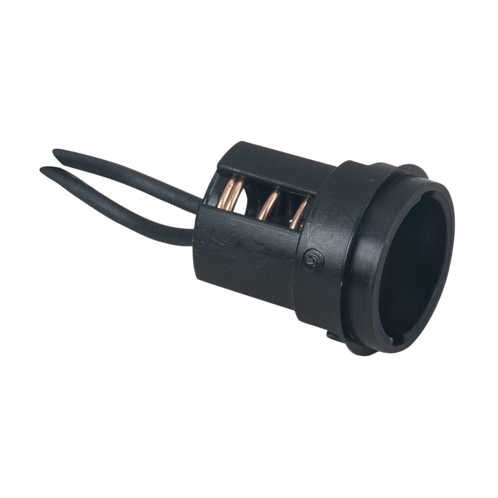 Perko 0024Dp1 Double Contact Bayonet Light Socket - Black