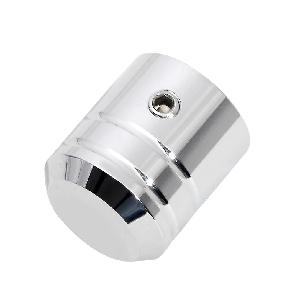 WOWTK Heel/Toe Shifter Shaft Cap Cover, Chrome, Metal, Fits Harley 1986-2017 FL Softail, 1988-2025 Touring, Model TK-G-0191
