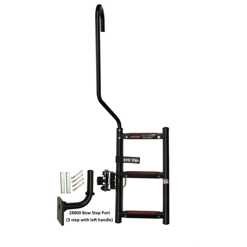 Quality Mark 28800 Bow Step - 3-Step Steel Ladder, Port Variant