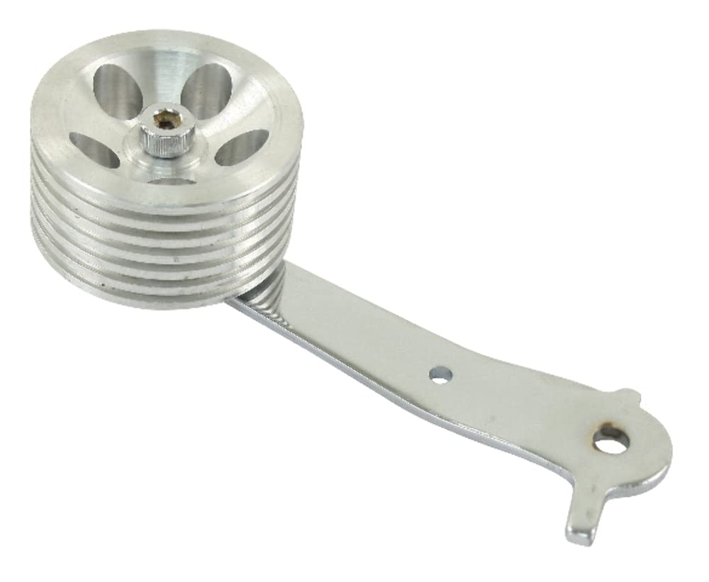 Billet Aluminum Roller Gas Pedal, Fits Stock VW Pedals, Compatible with Dune Buggy