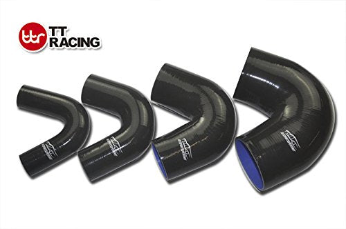 4-Ply Silicone 135 Degree Elbow Connector Joiner Turbo Hose Pipe Black 70Mm 2.75 (2-3/4)