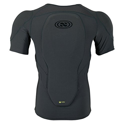 Ixs Boys'Carve Breathable Upper Body Guard, Flex-Zip Zipper Closure, Highly Breathable, Impact Absorbing Padding At Chest & Ribs, Motorcycle Accessories, Regular Fit,L-Xl Grey