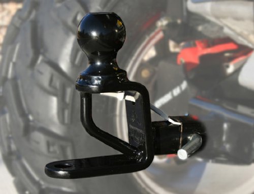Atv Tek, Tmp1 Trio Hd 1.25 Inches Multi-Purpose Hitch With Ball Mount, Heavy-Duty Tow Hitch