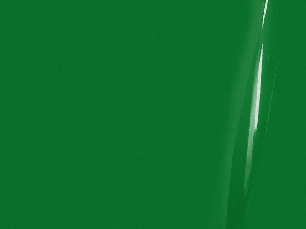 Rvinyl 3M 1080 G336 Vinyl Wrap Film Sheet - Gloss Green Envy, 1ft x 1ft, Air-Release for Cars & Trucks