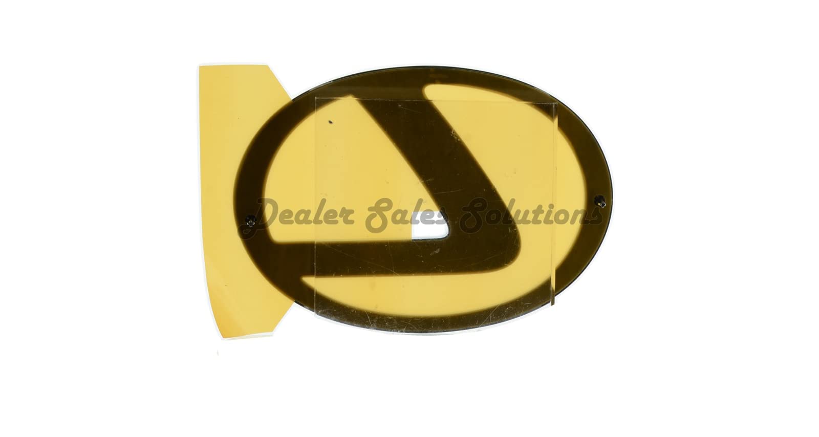 Lexus Genuine Chrome "L" Front Emblem - Durable Chrome Material for Toyota Vehicles