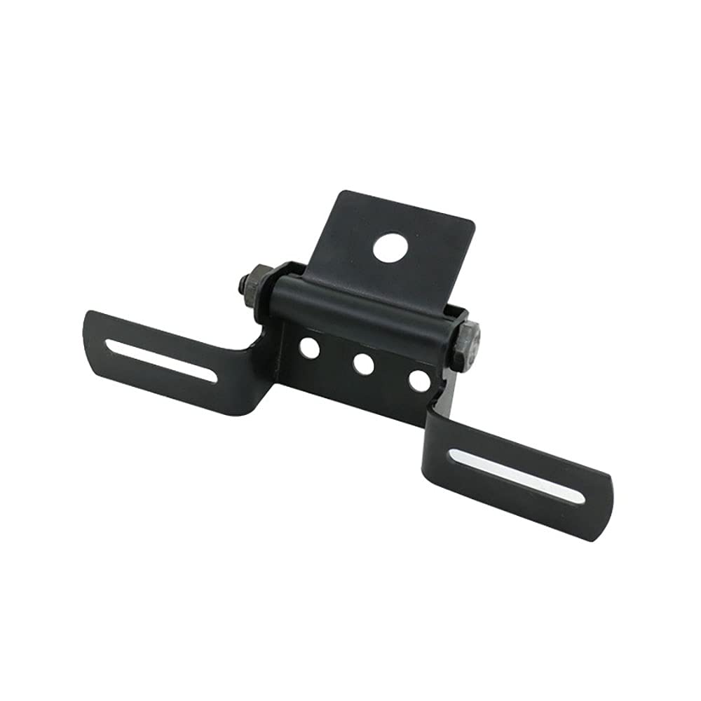 Motorcycle License Plate Bracket Fender Eliminator Adjustable, Universal Motorcycle License Plate Holder, Folding License Plate 