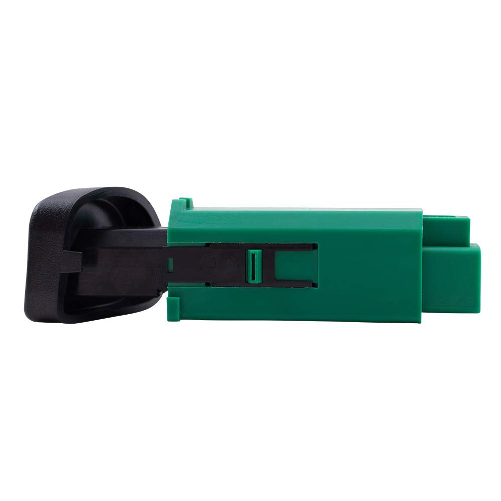 Brock Replacement Hazard Warning Switch Emergency Light Flasher, Push Button Actuator, Automatic Operation, Green, Compatible With 2000-2005 Impala 10359031