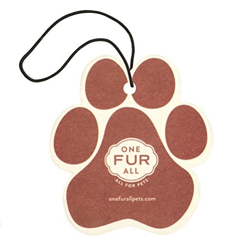 One Fur All Pet House Car Air Freshener, Pack Of 4 - Non-Toxic Auto Air Freshener, Pet Odor Eliminating Air Freshener For Car, I