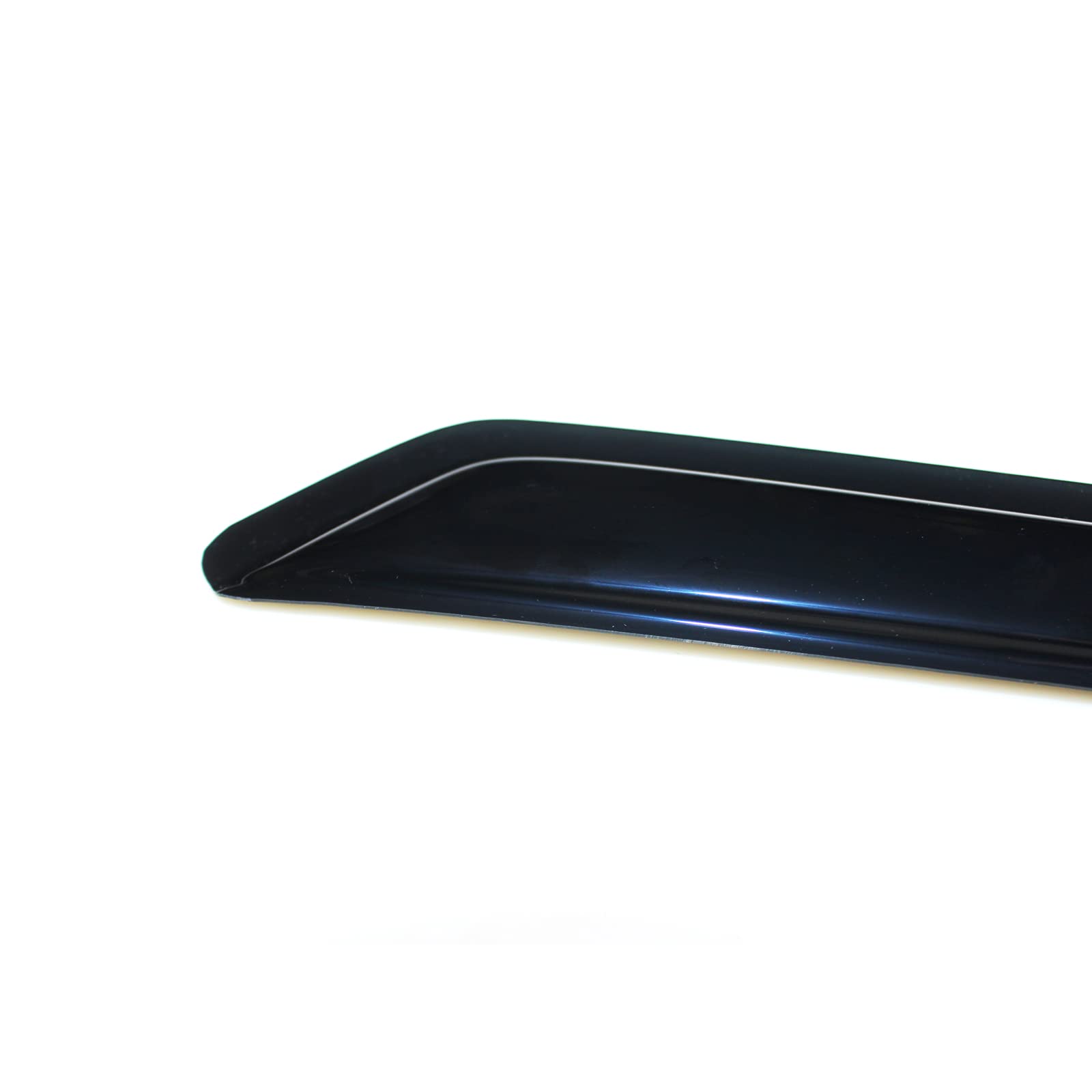 ZZDSNJ Tape-On Rain Guard 4-Piece for Nissan Frontier 05-20, Acrylic, Black, Model YD020