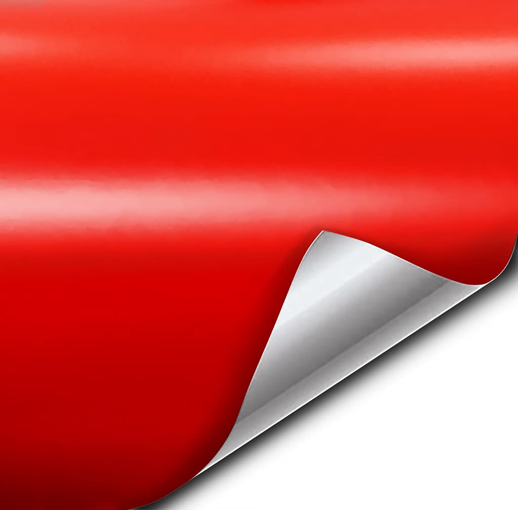 Vvivid+ Premium Vinyl Wrap Film (10Ft X 5Ft, Matte Rosso Corsa (Ferrari) Red)