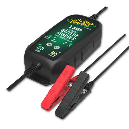 Battery Tender 5 Amp 12V Battery Charger And Maintainer - Automotive Smart Fully Automatic Battery Charger For Cars Suvs And Tru