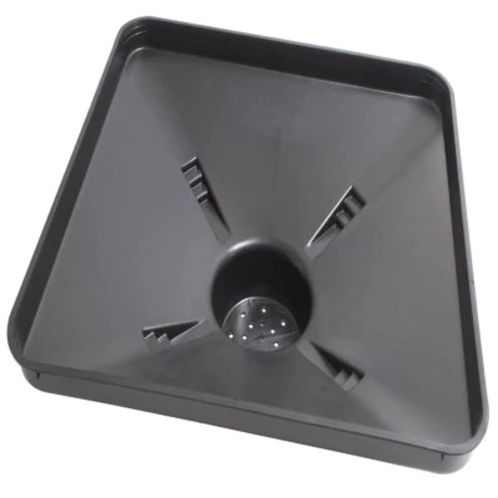 Lisle Transmission Drain Pan 17892 - Heavy-duty Plastic, One Size, Black