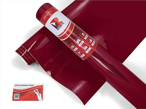 Avery Dennison Sw900 475-O Gloss Burgundy Supreme Wrapping Film Vinyl Vehicle Car Wrap Sheet Roll - (12'' X 60'' W/Application C