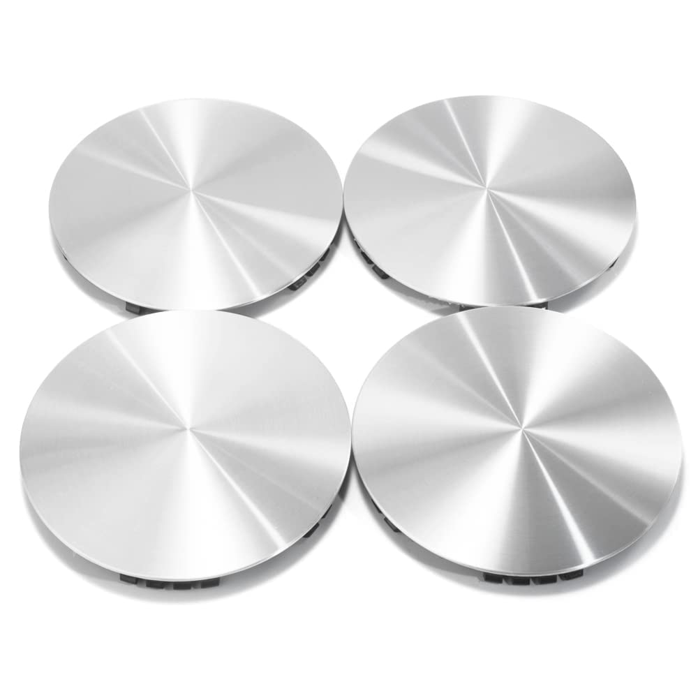 steel.frame.motor 190MM Center Caps for Chevy Silverado 7.48in OD ABS Plastic Silver 1992-1999 15inch Rim Replacement Caps