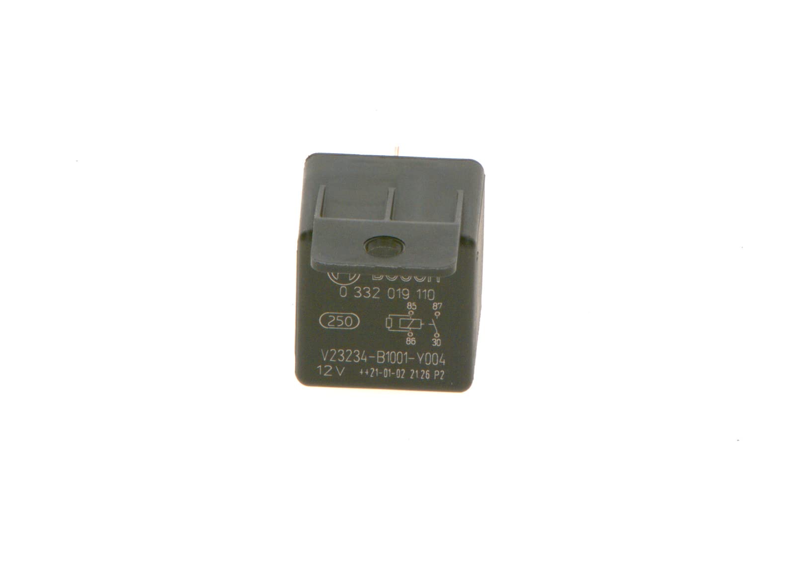 Bosch Automotive BOSCH 0332019110 Mini Relay - 4 Pins, 12V, 30A, Normal Open