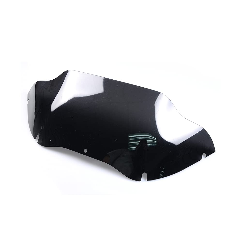 Mzyparts Motorcycle 9.5'' Black Windscreen Wind Splitter Windshield For 1998-2013 Harley Davidson Road Glide Harley Road Glide W