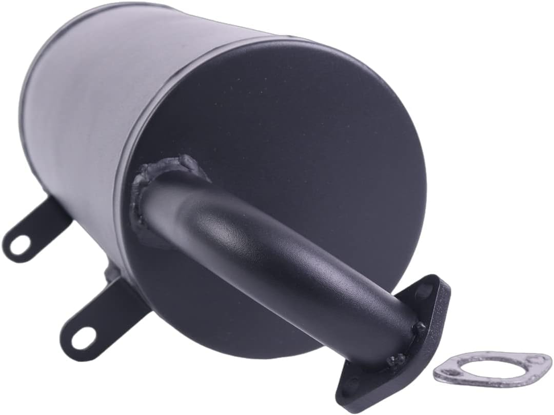 Chamixx Exhaust Assembly Muffler 18091-0235/0487 with Gasket 11061-0132 for Kawasaki Mule 600 2X4 610 4X4 SX