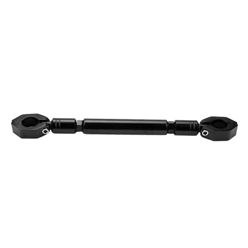 Aramox Motorcycle Balance Bar, Universal 22Mm Aluminum Alloy Cross Bar Handlebar Motorbike Reinforce Lever Accessories (Black)