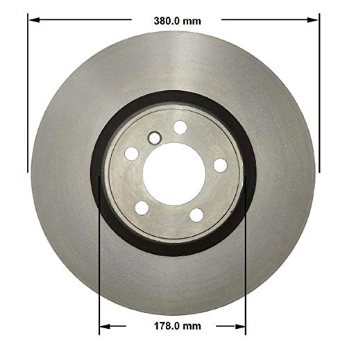 Bendix Premium Prt6186 Front Brake Rotor For Land Rover Range Rover 2012-2010