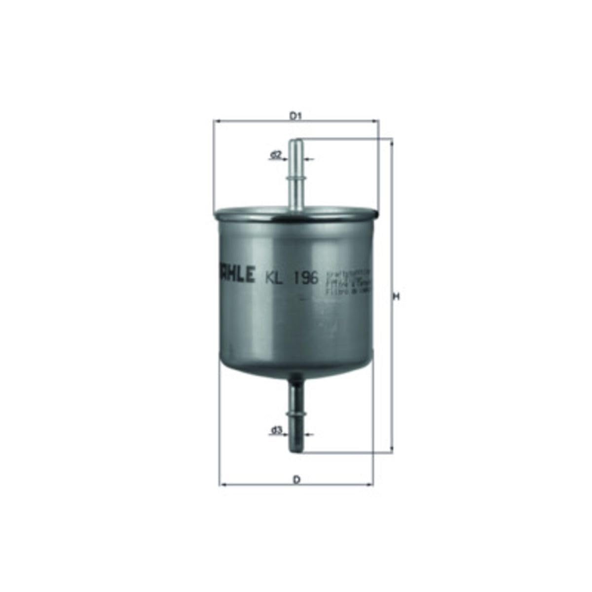 Mahle Original Kl 196 Fuel Filter