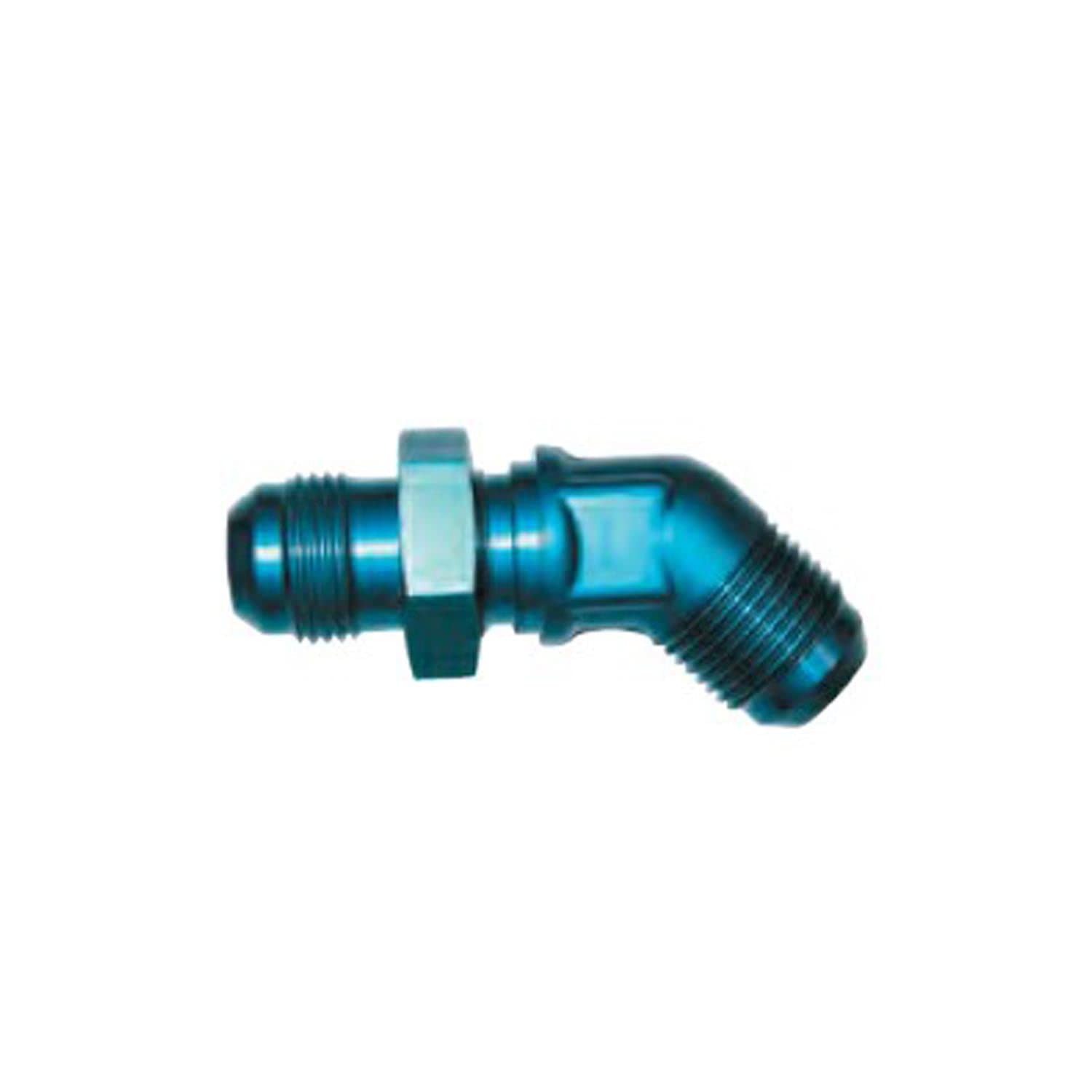 -6An Blu 45 Degree Bulkhead Flare