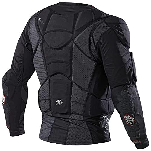 Troy Lee Designs 7855 Protective LS Shirt - Kid's X-Large, Black, Model 509003203