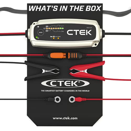 CTEK MXS 5.0 Fully Automatic 4.3A Battery Charger & Maintainer 12V - Multicolor, Model 40-206